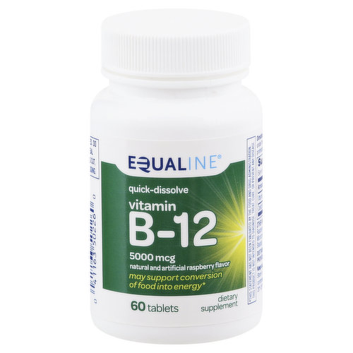 Equaline Vitamin B-12, 5000 mcg, Tablets