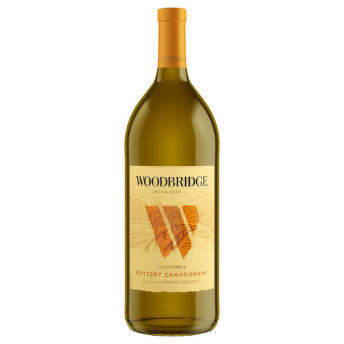Established 1979. Founded by Robert Mondavi. Robert Mondavi founded Woodbridge Winery to craft fine wines for everyday enjoyment. Our Buttery Chardonnay offers rich, creamy flavors of golden delicious apple and tropical fruit, complemented by notes of brown spice and toasty vanilla. Enjoy our Buttery Chardonnay!
