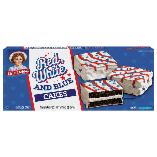 Little Debbie Cakes, Red, White & Blue