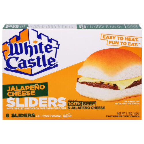 White Castle Sliders, Jalapeno Cheese