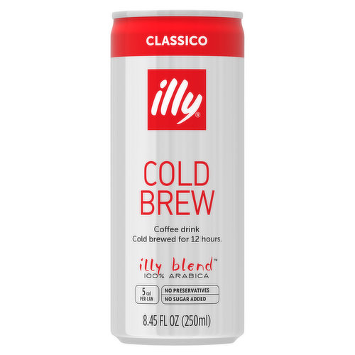 Illy Coffee Drink, Classico, Cold Brew