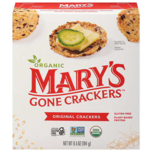 Mary's Gone Crackers Crackers, Organic, Original