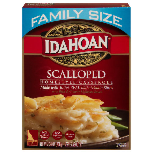 Idahoan Scalloped, Homestyle Casserole, Family Size