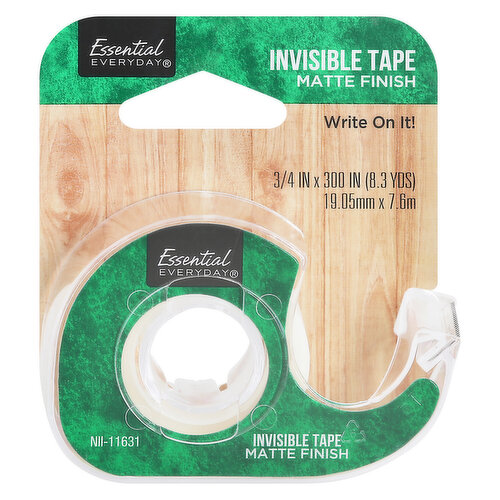 Essential Everyday Invisible Tape, Matte Finish