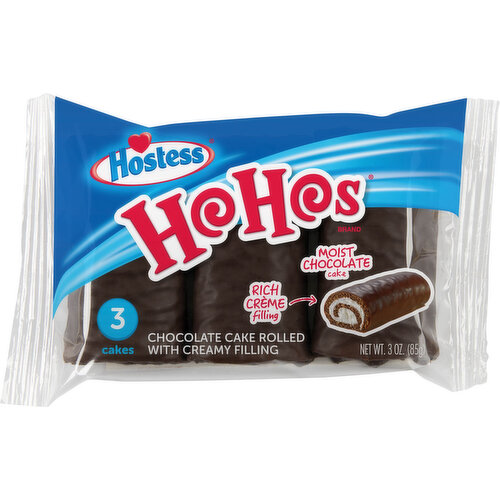 Hostess Hohos Chocolate Cake, Rolled with Creamy Filling