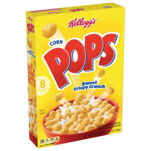 Corn Pops Cereal, Sweet Crispy Crunch