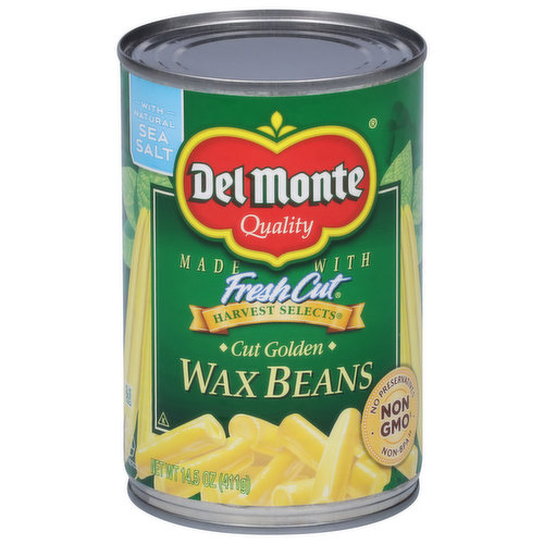 Del Monte Harvest Selects Wax Beans, Cut Golden