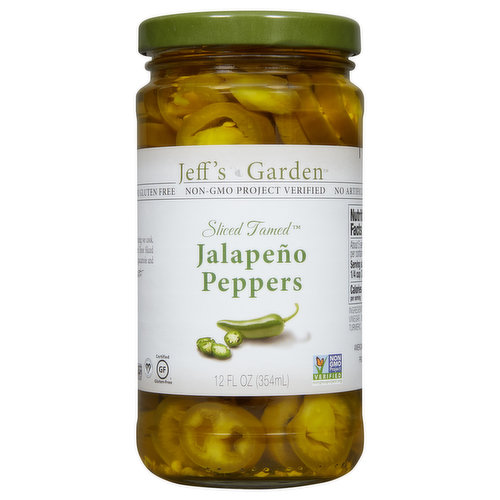 Jeff's Garden Sliced Tamed Jalapeno Peppers