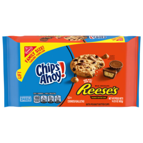 Chips Ahoy! Cookies, Reese's Peanut Butter Cups, Family Size