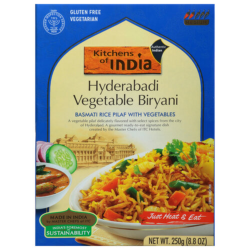 Kitchens of India Hyderabadi Vegetable Biryani, Medium