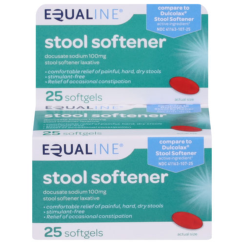 Equaline Stool Softener, Softgels