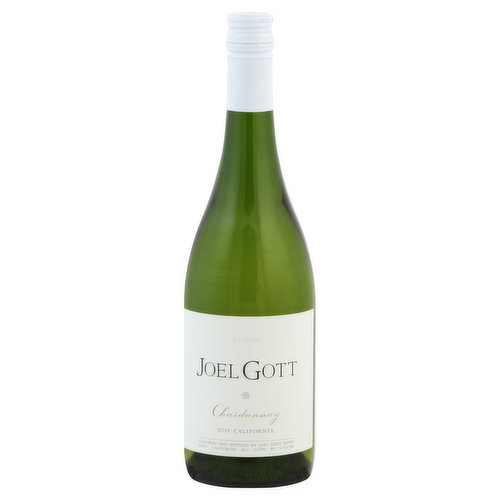 Est 1996. Enjoy. - Joel Gott. Gottwines.com. Alc. 13.9% by volume. Cellared and bottled by Joel Gott Wines Napa, California.