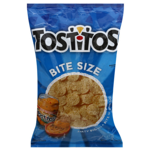 Party big with a bite of queso! Tostitos on the party foul. It's not a foul if no one calls it. Party on. Grab some Tostitos and get to the good stuff. No preservatives. No msg.