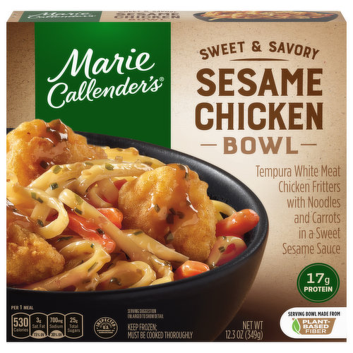 Marie Callender's Sweet and Savory Sesame Chicken Bowl Frozen Meal