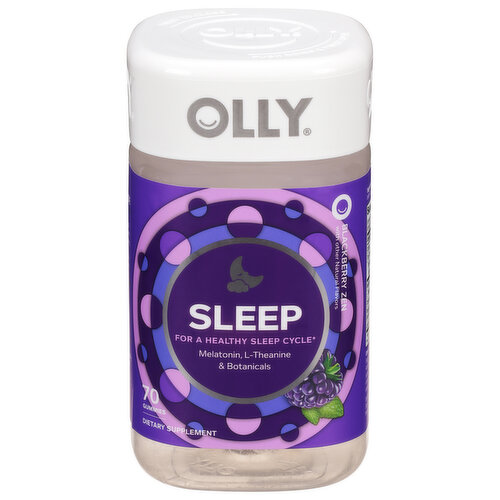 Olly Sleep, Blackberry Zen, Gummies