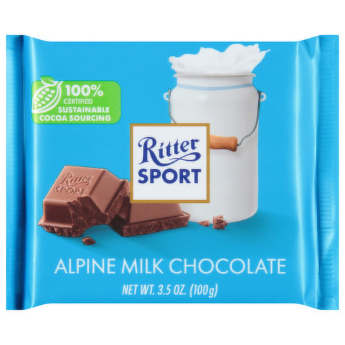 Ritter Sport Milk Chocolate, Alpine