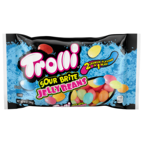 Trolli Candy, Jelly Beans, Sour Brite