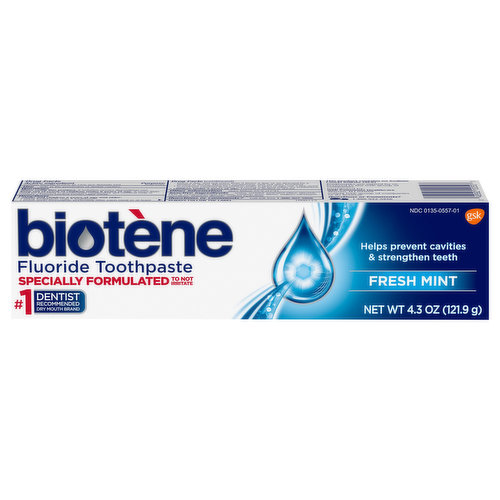 Biotene Toothpaste, Fluoride, Fresh Mint