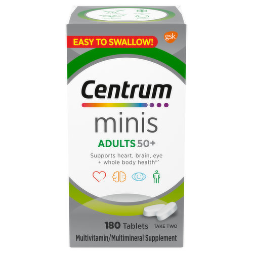 Centrum Multivitamin, Adults 50+, Minis, Tablets