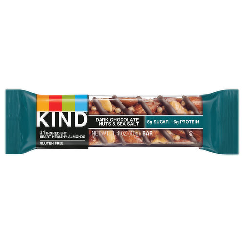 Kind Bar, Dark Chocolate Nuts & Sea Salt