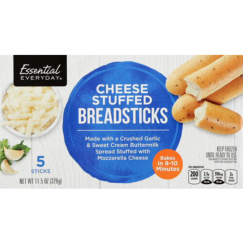 Essential Everyday Breadsticks, Cheese Stuffed