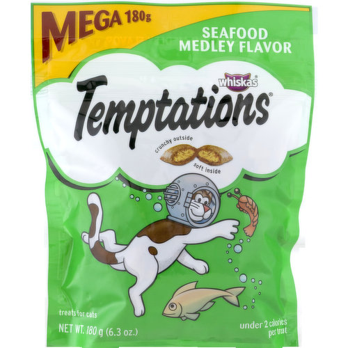 Temptations Treats For Cats Seafood Medley Flavor