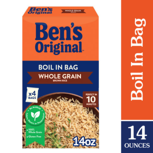 Ben's Original Brown Rice, Whole Grain, Boil in Bag
