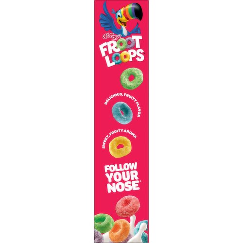 Fruity Froot Loops - Crunchy Breakfast Cereal