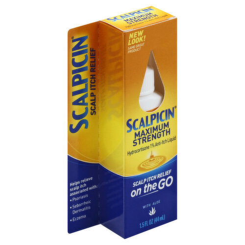 Scalpicin Scalp Itch Relief, with Aloe, Maximum Strength