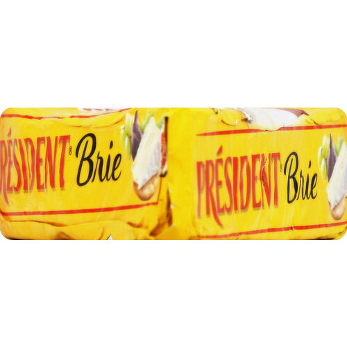 President Cheese, Soft-Ripened, Brie, Wedge