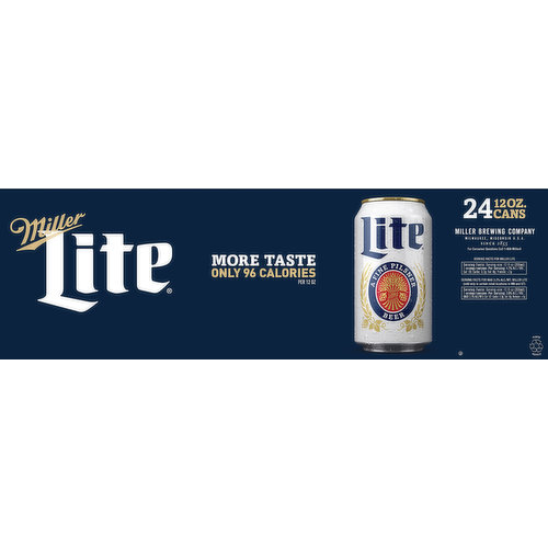 Miller Lite 16oz 24 Pack Cans