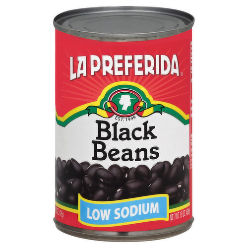 La Preferida Black Beans, Low Sodium