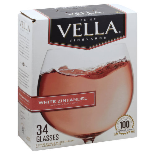 Peter Vella Vineyards White Zinfadel, California