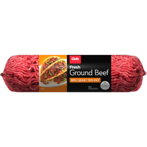 Cub 85/15 Ground Beef Chub