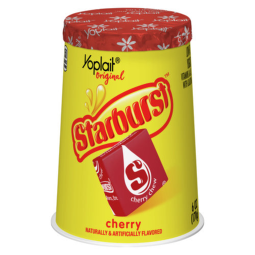 Yoplait Starburst Yogurt, Low Fat, Cherry, Original