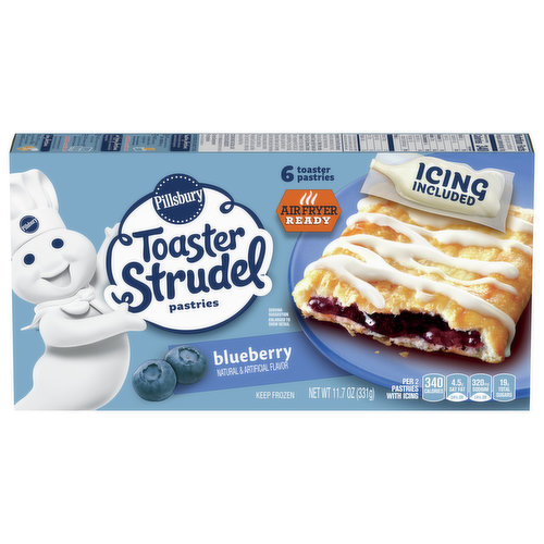 Pillsbury Toaster Strudel Toaster Pastries, Blueberry