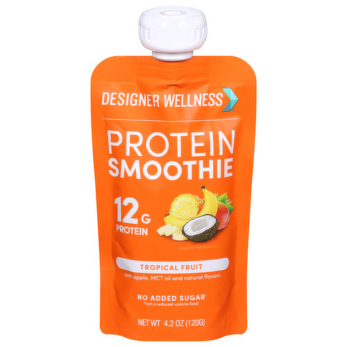 Designer Wellness Protein Smoothie, Tropical Fruit