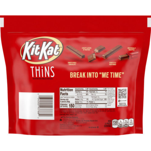 Break me off a piece of that Kit Kat bar that tastes like a chocolate  frosted doughnut 