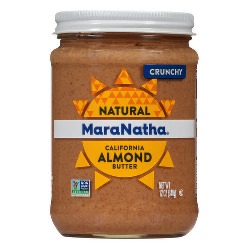 MaraNatha Almond Butter, Crunchy, Natural