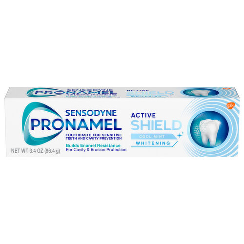 Sensodyne Pronamel Active Shield Toothpaste, Cool Mint, Whitening