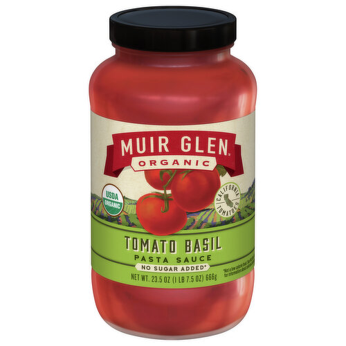 Muir Glen Pasta Sauce, Organic, Tomato Basil