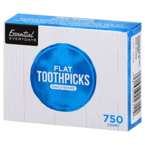 Where can i shop buy flat toothpicks