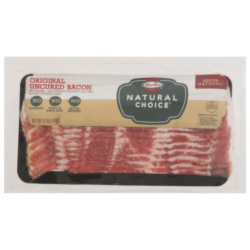 Hormel Natural Choice Bacon, Original, Uncured