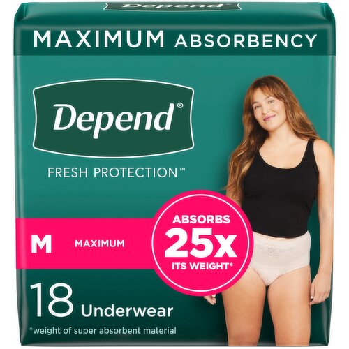 Always Discreet Adult Incontinence Underwear for Women and Postpartum  Underwear, S/M, Up to 100% Bladder Leak Protection, 19 CT