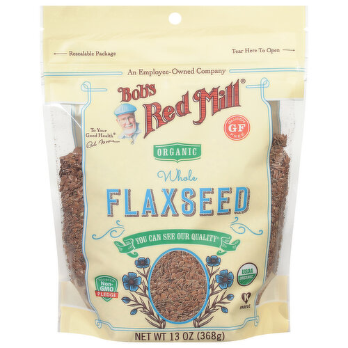 Bob's Red Mill Flaxseed, Organic, Whole