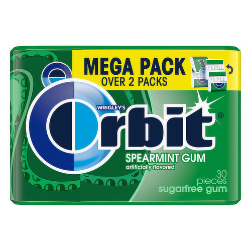 Orbit Gum, Sugarfree, Spearmint, Mega Pack