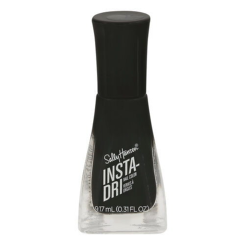 Sally Hansen Insta-Dri Nail Color, Black to Black 573