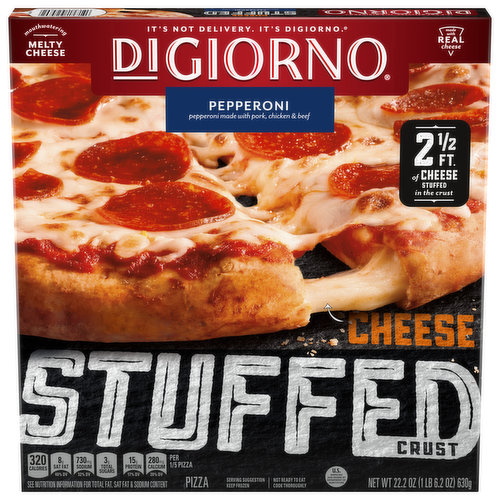 DiGiorno Pizza, Cheese Stuffed Crust, Pepperoni