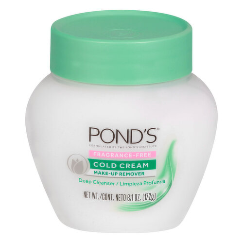 Pond's Cold Cream, Make-Up Remover, Fragrance-Free