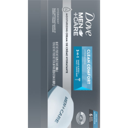  DOVE MEN + CARE Bar 3 in 1 Cleanser for Body, Face, and Shaving  to Clean and Hydrate Skin Extra Fresh Body and Facial Cleanser More  Moisturizing Than Bar Soap 3.75